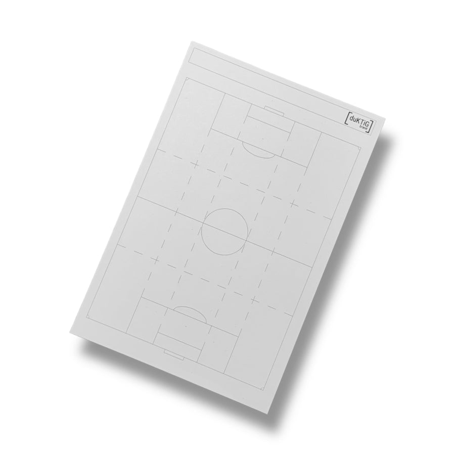 4x6 inch Notepad with Zones and Half Spaces